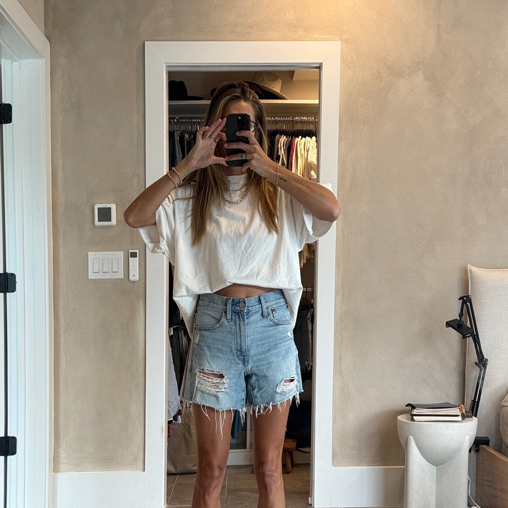 Madewell Distressed Denim Shorts